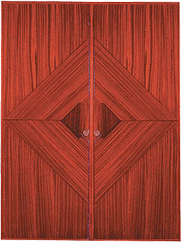 דלת פלדה דגם יהלום